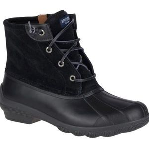 🔥(WORN ❣️ ONCE)🔥Sperry Top-Sider Women's Syren Gulf Duck Black Bootie STS80422